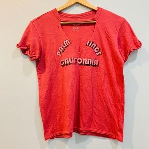 American Eagle Palm Springs Distressed Tee